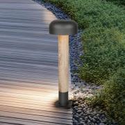 Tuinpadverlichting FRASER, betonlook, hoogte 54 cm, metaal, IP54
