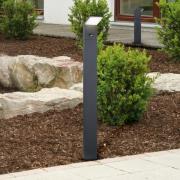 LED tuinpadverlichting PEARL, hoogte 50 cm antraciet metaal IP54