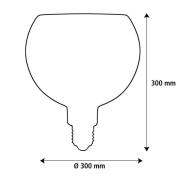 SEGULA LED Floating Filo zand G300 E27 6W 2.200 K dimbaar