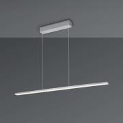 Bopp LED hanglamp Baseline 2.0, aluminium, lengte 119 cm