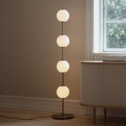 UMAGE LED vloerlamp Audrey, messingkleurig Hoogte 128 cm 4-lamps.