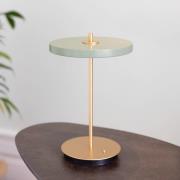 UMAGE LED tafellamp Asteria Move olijfgroen/messing 31 cm