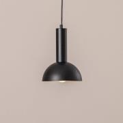 Hanglamp Vitrum cupola S, zwart, halfronde, Ø 19 cm