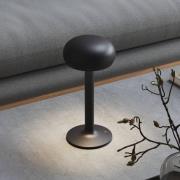 PLEASE WAIT to be SEATED Accu-tafellamp Emendo zwart IP44