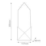 LED wandlamp CAESAR, oud messing, hoogte 31 cm Metaal/alabaster