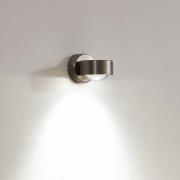 Lindby wandlamp Jyla, nikkel, fitting onderaan