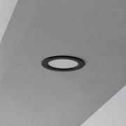 EGLO Leominster plafondlamp met ronde houten kap