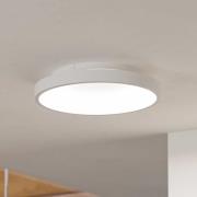 Wandlamp Stillington 1 van staal met houtdetail