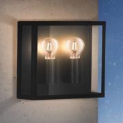 Buitenwandlamp Alamonte 1, 2-lamps up/up vierkant