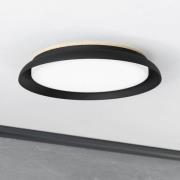 LED plafondlamp Penjamo Ø 46,5cm, zwart