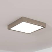 LED opbouwpaneel Fueva 5 IP20 830 nikkel 21x21cm
