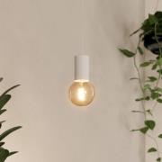 Hanglamp Pozueta 1, 1-lamp, wit