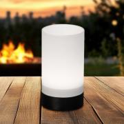 LED tafellamp Fenya, zwart/opaak mat Hoogte 14 cm IP54