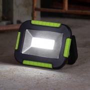 LED-accu-buitenspot 850946, zwart/groen, lengte 16 cm