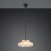 Hanglamp Abella, amber, Ø 35 cm, glas, E27