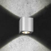 LED buiten wandlamp 5026, roestvrij staal, 11 cm, IP54, up/down