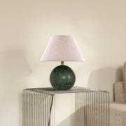 Globen Lighting tafellamp Castello, groen/beige, hoogte 28 cm