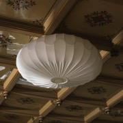 Globen Lighting plafonlamp BLADVERK, wit, Ø 70 cm, textiel