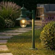 Lindby tuinpadverlichting Eloretta, groen, 60 cm, staal, IP44, E27