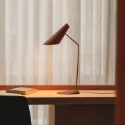 Vibia LED tafellamp I.Cono, roodbruin, hoogte 56 cm, 2.700 K