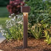 Arcchio LED tuinpadverlichting Milten, 65 cm, roest, IP65, sensor