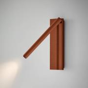 Bover LED wandlamp Arid A/03 terracotta, aluminium, 2.700 K