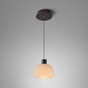 Bover LED hanglamp Drep S/01, nude, glas, 2.700 K