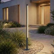 Lindby LED tuinpadverlichting Liravel, hoogte 115 cm, antraciet, IP65