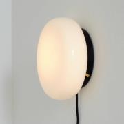 GEJST wandlamp OPA, opaalglas, G9, kabel/stekker/schakelaar
