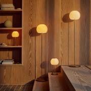 FRANDSEN vloerlamp Ball Glass, amber, glas, 130 cm, E27