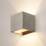 SLV Solid Cube wandlamp, zwart