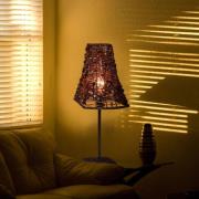 Tafellamp Bella met vierkante kap/voet