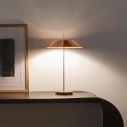 Vibia Mayfair LED tafellamp, glanzend koper
