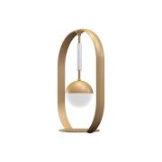 Aluminor Tamara design tafellamp, goud/wit