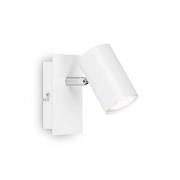 Wandlamp Isil A, wit, 1-lamp, metaal, draaibaar