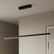 Hanglamp Linda-132, zwart, CCT, gebarenbediening