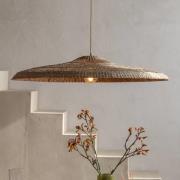 GOOD & MOJO hanglamp Santorini, Ø75cm, naturel, zeegras, E27