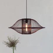 GOOD & MOJO hanglamp Maui, rood, Ø 70 cm, bamboe, E27