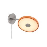 UMAGE LED wandlamp Asteria Short, oranje, staal, stekker