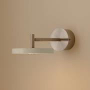 UMAGE LED wandlamp Asteria Short, grijs, staal, vaste aansluiting