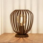 Tafellamp Espinal, geborsteld brons, hoogte 23 cm, metaal E27