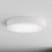 Plafondlamp Cleo, Ø 50 cm, IP54, wit, metaal, E27