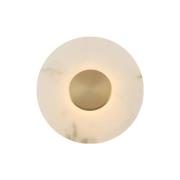 LED wandlamp Allison, goudkleurig/wit, Ø 30 cm, metaal