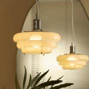 MARKET SET hanglamp Sunset Ø 28 cm, mistwit, glas, E27