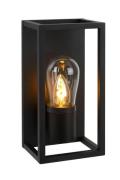 Lucide Carlyn - wandverlichting - 12,6 x 12,5 x 25 cm - IP54 - zwart