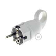 Creative Cables Schuko - stekker met ring - 230V - wit