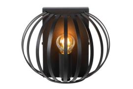 Lucide Manuela - wandverlichting - 20,5 x 14 x 17 cm - zwart