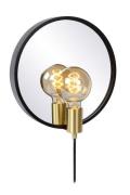 Lucide Reflex - spiegelverlichting - 31 x 12 x 33 cm - zwart