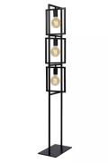 Lucide Luuk - staanlamp - 26 x 34 x 145 cm - zwart