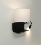Artdelight Logan - wandverlichting met rechts georiënteerde leeslamp -...